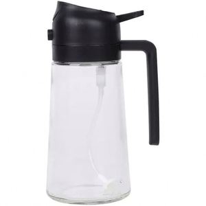 Pulvérisateur d'huile d'olive en verre écologique 2-en-1 de 470 ml (16 oz) – Distributeur compatible lave-vaisselle pour friteuse à air, salades, barbecue et gadgets de cuisine - Product Image 3