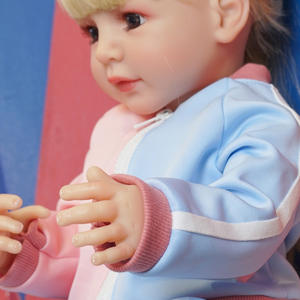 WYL-Muñeca <span class=keywords><strong>de</strong></span> bebé <span class=keywords><strong>Reborn</strong></span> <span class=keywords><strong>de</strong></span> 22 pulgadas, juguete <span class=keywords><strong>de</strong></span> silicona <span class=keywords><strong>de</strong></span> cuerpo completo <span class=keywords><strong>de</strong></span> 55 cm, <span class=keywords><strong>de</strong></span> <span class=keywords><strong>goma</strong></span> suave y realista - Product Image 5