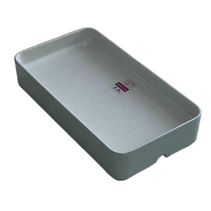 Bandeja de apilamiento rectangular de melamina, plato apilable para olla caliente de 8 pulgadas, suministro de fábrica