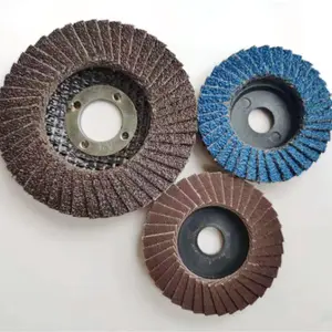 Ceramic 60 Grit 400 Grit Sanding Grinding Metal Plastic Plate Fiberglass Backing Abrasive Flap Disc Wheels