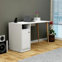 Bureau de travail moderne et multifonctionnel en bois avec tiroir, idéal pour la maison ou le bureau