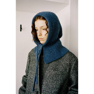 <span class=keywords><strong>Cagoule</strong></span> style 29*44 pour <span class=keywords><strong>femme</strong></span>, châle tricoté coupe-vent automne-hiver, bonnet coréen <span class=keywords><strong>tendance</strong></span> en Spandex/Polyester, ajustable - Product Image 2