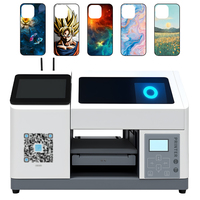 Impresora UV de Inyección de Tinta Plana para Carcasas de Teléfono, Conexión WiFi, Máquina de Impresión Inteligente H5 para Pequeñas Empresas