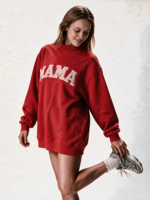 Sweat-shirt à col montant pour femme, longueur allongée, broderie personnalisée avec logo, vêtements de loisirs pour femmes