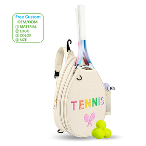 Mochila Cruzada Impermeable de 25L para Tenis y Pickleball para Mujer, con Bolsillos para Pelotas con Separación Seco-Húmedo y Protección Antirrobo - Product Image 1