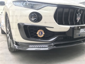 Vera fibra di carbonio stile MSY parti Auto labbro paraurti anteriore per Maseriti Levante - Product Image 6