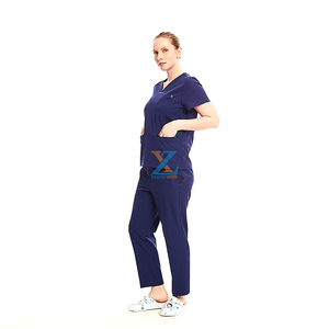 Blouses d'hôpital vêtements de travail médical extensibles mode Jogger uniforme d'infirmière hommes femmes - Product Image 3