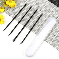 Broche multifonctionnelle pour enlever les points noirs nettoyage personnel de l'acné vulgaire Broche pour enlever les points noirs Kit d'extracteur de comédons