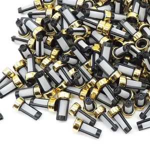 Em estoque Hot Selling Universal Fuel Injector Basket Micro Filtro ASNU03C 6*3*12MM Nylon 6 380 Malha 12 Meses 100PCS