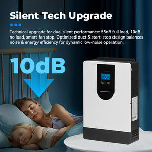 24V 하이브리드 태양광 인버터 UPS 3.6KW 순수 정현파 단상 오프그리드 인버터 (리튬 배터리 지원) - Product Image 6