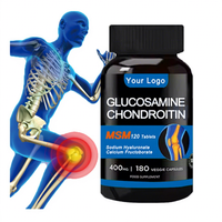 Produits OEM Glucosamine 1500 Chondroïtine 800 & Calcium, Nutrition Sportive, Compléments Articulaires, Capsules de Glucosamine Chondroïtine MSM