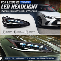 Pour Lexus ES 2018-2023, mise à niveau 2020, phare à LED à triple faisceau de haute spécification avec projecteur matriciel et clignotant dynamique séquentiel