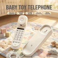 Téléphone parlant simulé pour l'éducation précoce des bébés, jouet musical de simulation, puzzle, aide pédagogique Montessori