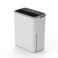 Deshumidificador de Compresor Ultrafino y Silencioso de 12L para Uso Doméstico, WLAN, R290, Descongelación Automática Electrónica