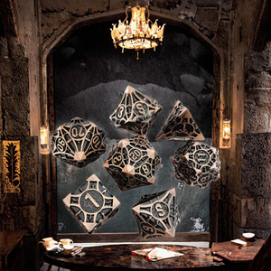 Jeu de dés de compétences pour Dungeons & Dragons, dés <span class=keywords><strong>en</strong></span> alliage de zinc métallique D&D, vente <span class=keywords><strong>en</strong></span> gros - Product Image 3
