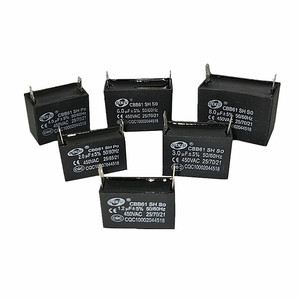 Condensadores de Película CBB61 450V 1uF 2uF 3uF 5uF 6uF 8uF 10uF para Fuente de Alimentación - Product Image 1
