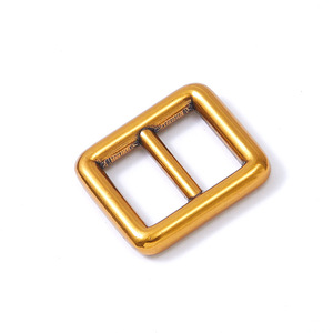Hebilla de barra de aleación de zinc con baño de oro antiguo, duradera para bolsos - Product Image 2