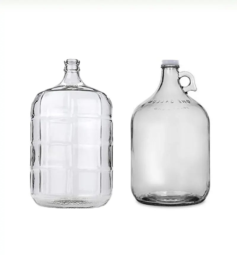 도매 1 갤런 3 갤런 5 갤런 6 Gal 유리 carboy 홈 양조 및 와인 만들기 유리 와인 발효 주전자