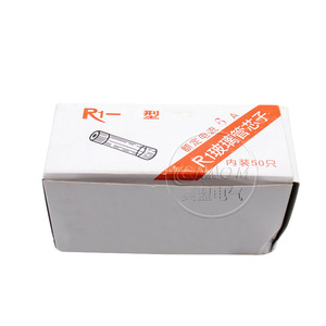 Fusible en verre R1 10x50mm, tube de fusible à cartouche 1A 3A 6A 30A, basse tension, boîte de 50 pièces - Product Image 2