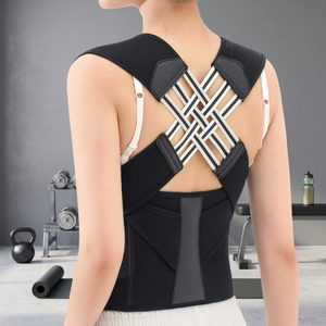 Corrector de Postura AOFIT Premium con Correas Ajustables, Spandex, Nailon, Ecológico, Transpirable, Flexible, con Cierre de Gancho y Bucle - Product Image 1