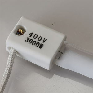 <span class=keywords><strong>Lámparas</strong></span> IR de onda media rápida de 1500W, tubo de curado infrarrojo de cuarzo, lámpara halógena de calor para uso en fábrica - Product Image 4