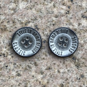 Bán buôn thương hiệu khắc logo Hợp kim kẽm Nút Cổ Điển Retro trang trí Clasp kim loại jeans <span class=keywords><strong>4</strong></span> lỗ nút - Product Image 3