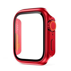 Funda de lujo para PC, funda deportiva, Protector de pantalla completa, funda de reloj de vidrio templado para Apple <span class=keywords><strong>iwatch</strong></span> Series 6 7, cambio a 8 ULTRA - Product Image 6