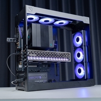 Komputer Desktop Gaming Core I5 14600KF I7 14700KF CPU RTX4070 RTX4080 DDR5 RGB Casing Aluminium Penuh PC Desktop
