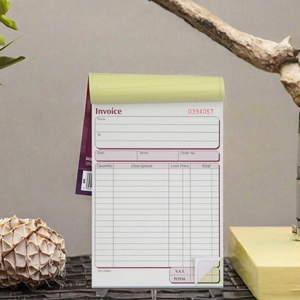 Papel sin carbón con logotipo personalizado, libro <span class=keywords><strong>de</strong></span> pedidos <span class=keywords><strong>de</strong></span> venta, ticket <span class=keywords><strong>de</strong></span> recibo y entrega <span class=keywords><strong>de</strong></span> facturas, juegos <span class=keywords><strong>de</strong></span> libros <span class=keywords><strong>de</strong></span> notas, 30/50/<span class=keywords><strong>100</strong></span> unidades - Product Image 3