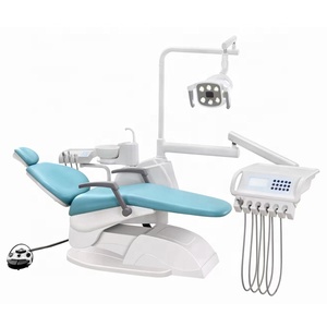 Italy Safety M8 Foshan 2022 Top Mounted <strong>Simulator</strong> <strong>Dental</strong> <strong>Unit</strong> Chair with Promotion air Compressor - Product Image 1