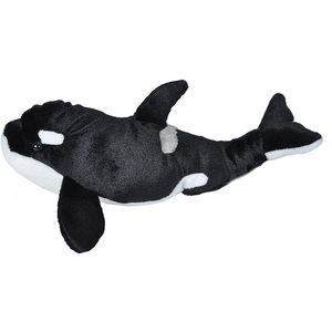 Peluche Personalizzato di <span class=keywords><strong>Balena</strong></span> Orca Bianca e <span class=keywords><strong>Nera</strong></span> da 20 Pollici, Animale Marino Selvaggio - Product Image 3