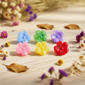 Z Flowing Cloud - Pinza para el pelo con diseño de flor de cinco pétalos, 12 cm, de plástico, estilo dulce, informal, para mujer - Product Image 2