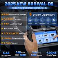 Máquina de Diagnóstico Automotriz XTOOL D5 con Actualización Gratuita de por Vida, Escáner de Códigos BYD y Codificación de Inyectores, Herramienta Eficiente para Inspección de Automóviles