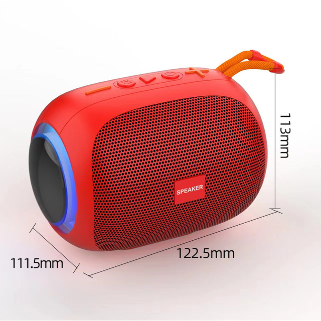 Loud IPX5 Waterproof for 5.3 BoomBox Portable Subwoofer Speaker RGB LED Voice Control Heavy Bass for Outdoor Parties