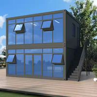Maison conteneur préfabriquée détachable de 20 pieds en acier léger, pliable, mini-maison mobile, villa, maison modulaire