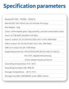 <span class=keywords><strong>Cargador</strong></span> Rápido USB-C Tipo C de <span class=keywords><strong>20</strong></span> Vatios, Color Negro, Certificado SAA, Original, para Pared Australiana, para <span class=keywords><strong>Apple</strong></span> iPhone - Product Image 3