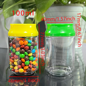 Tùy Chỉnh In 100Ml Mini Nhựa Soda Có Thể Cho Tắm Muối Hạt Lưu Trữ Đầy Màu Sắc Cap Cho Salad Đường Snack Cookie Sô Cô La - Product Image 3