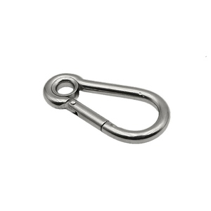 Mosquetón <span class=keywords><strong>de</strong></span> <span class=keywords><strong>seguridad</strong></span> con gancho <span class=keywords><strong>de</strong></span> <span class=keywords><strong>seguridad</strong></span> <span class=keywords><strong>de</strong></span> acero inoxidable Din5299, productos personalizados, fabricación china - Product Image 2