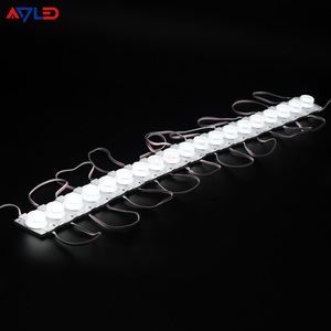 Módulo de Luz Lateral LED de Buena Calidad, Tira de 20 Piezas/Cadena, Módulo LED con Adhesivo Azul 3030SMD, 1 Lente, 12V, IP65, 2W, Módulo LED con Iluminación Lateral - Product Image 2