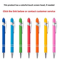 Cadeau promotionnel, stylo à bille tactile de qualité supérieure, logo personnalisé, fournisseur de stylos professionnels OEM, stylo en métal aluminium