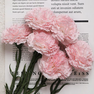 Fiore <span class=keywords><strong>di</strong></span> Garofano Artificiale Grande in Seta <span class=keywords><strong>per</strong></span> Decorazione Tavolo Casa, Laurea, <span class=keywords><strong>Halloween</strong></span>, Matrimonio, Festa, Festa della Mamma - Product Image 4