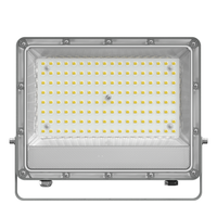 Projecteur LED ultra-plat 100W, design fin pour l'éclairage de sécurité extérieur moderne
