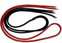 Cable de Silicona Rojo y Negro Personalizado, 8AWG-2/0 AWG, Cable de Conexión Flexible para Batería, Ensamblaje para Camiones, BESS, RV, Industrial