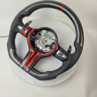 Volant sport personnalisé en cuir sans airbag avec LED pour mise à niveau de voiture BMW M3 M4 M5 F10 F30 E90 E60