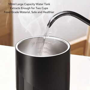 เครื่องชงกาแฟเอสเพรสโซแบบพกพาอัตโนมัติสำหรับรถยนต์ 20 แท่ง ใช้กับผงกาแฟแคปซูลแบบอุ่นร้อนเองได้ ช่องเสียบ USB-C กันน้ำ IPX5 ทำจากพลาสติก - Product Image 2