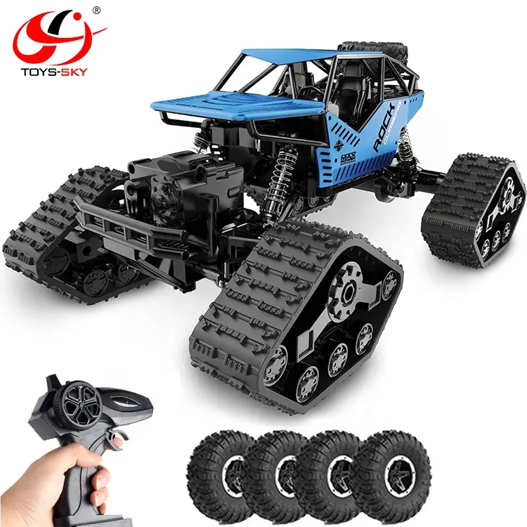 Hot sale 1/16 Monster Truck 4WD Off Road Vehicle Conquering All Terrain RC Rock Crawler 4x4 Climbing Car Kids Toy with tires
