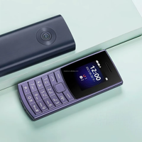 Teléfono Móvil Barato Desbloqueado con Doble SIM para Personas Mayores y Niños, Teclado de Botones, Pantalla TFT de 1.77 Pulgadas, Batería de 600 mAh