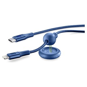 Cavo <b>Lightning</b> CLICK <b>CABLE</b> Blue 1,5m USBDATABUTC2LMFI1B - Product Image 2