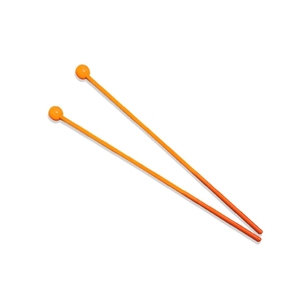 Mazos de plástico redondos con cabeza de plástico duro, palo de percusión para niños, instrumento musical Orff, accesorio musical al por mayor - Product Image 2