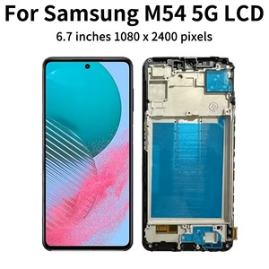 <span class=keywords><strong>Precio</strong></span> de fábrica: Pantallas LCD OLED de 6.7'' para <span class=keywords><strong>Samsung</strong></span> <span class=keywords><strong>M54</strong></span> 5G M546B M546B/DS, digitalizador de pantalla táctil con marco. - Product Image 1